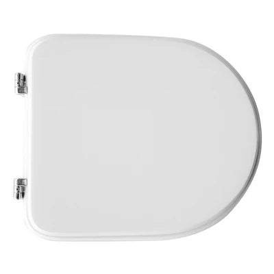 Sedile wc per globo vaso open space forma 7 bianco