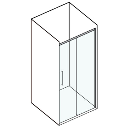 Porta doccia scorrevole destra cm 150 modello Lauren in cristallo temperato mm 8 by CeramicStore | Lo specialista del tuo bagno
