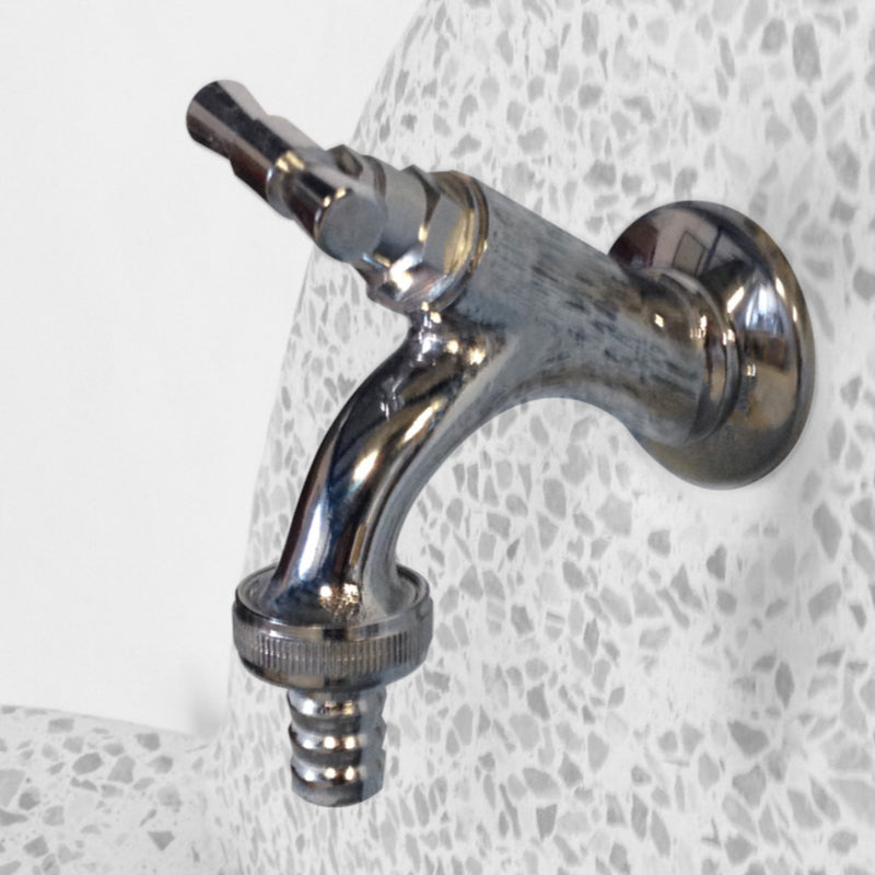 Rubinetto da esterno in ottone cromato attacco 1/2" by CeramicStore | Lo specialista del tuo bagno