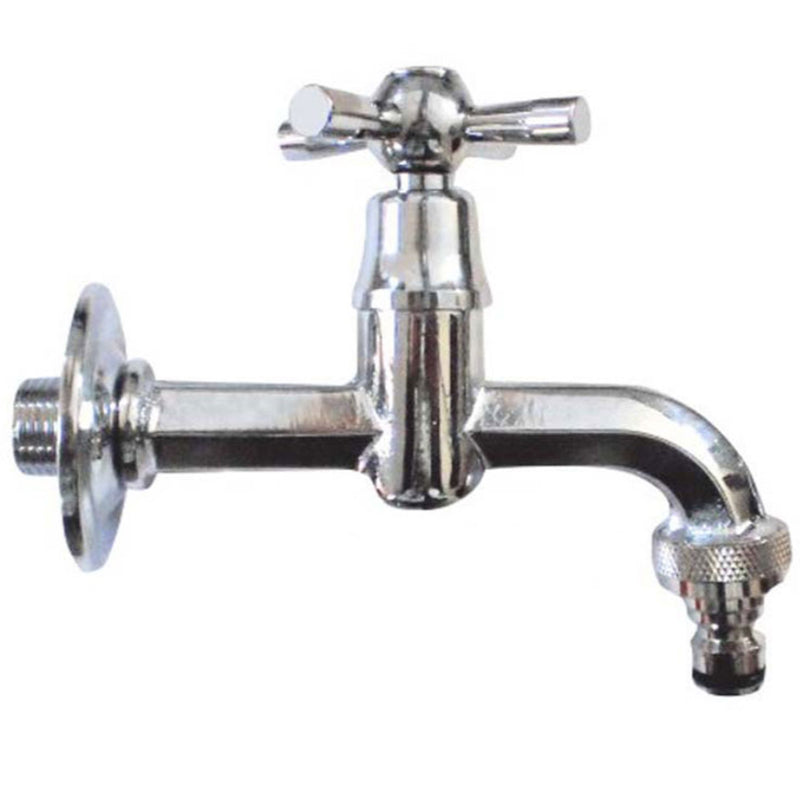 Rubinetto per fontana da giardino in ottone cromato attacco 1/2" by CeramicStore | Lo specialista del tuo bagno