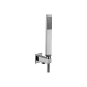 Set doccia con soffione e braccio e kit doccia quadrato duplex con miscelatore termostatico con poastra rettangolare Cromo Paffoni by CeramicStore | Lo specialista del tuo bagno