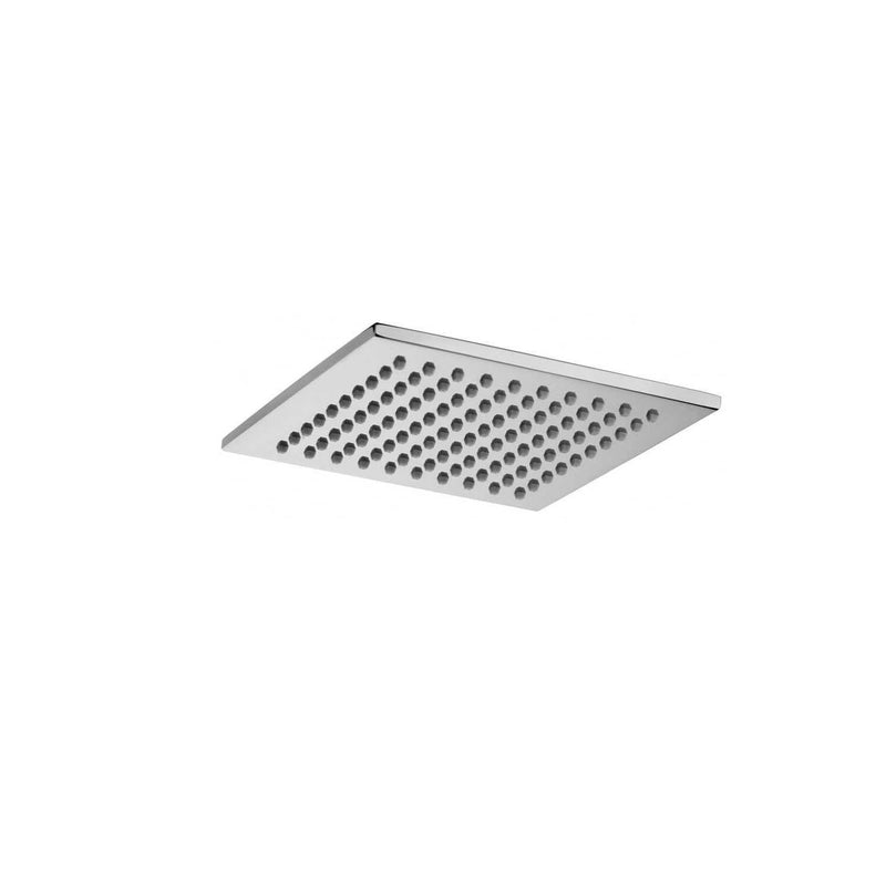 Set doccia con soffione e braccio e kit doccia quadrato duplex con miscelatore termostatico con poastra rettangolare Cromo Paffoni by CeramicStore | Lo specialista del tuo bagno