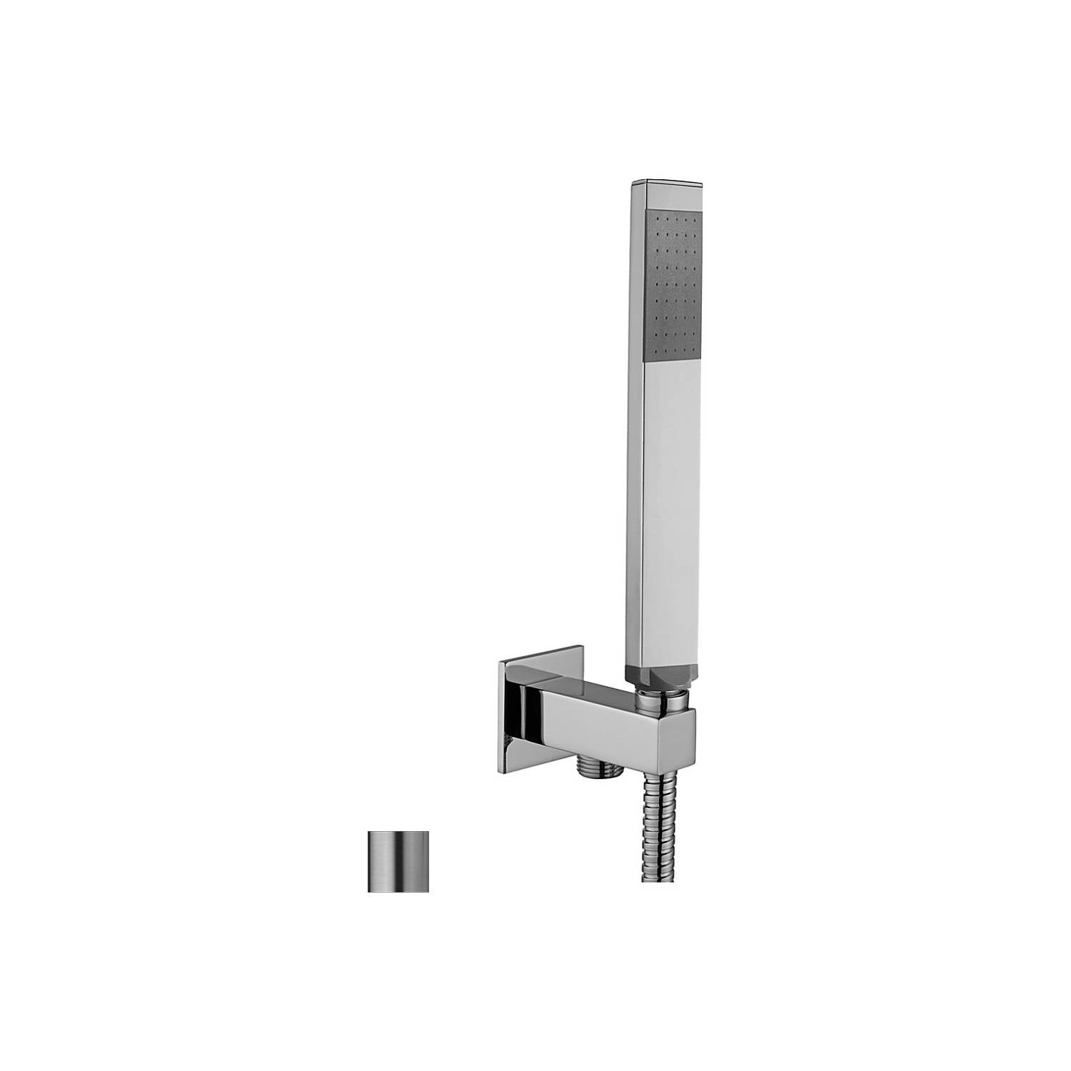 Set duplex doccia monogetto serie Level modello ZDUP095ST steel looking cromo Paffoni by CeramicStore | Lo specialista del tuo bagno