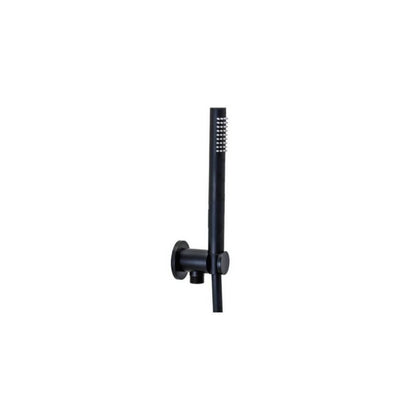 Set Soffione doccia tondo e braccio doccia lusso con miscelatore termostatico e set duplex doccia nero opaco Paffoni by CeramicStore | Lo specialista del tuo bagno