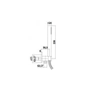 Set duplex presa acqua e doccia codice ZDUP094ST in metallo in colore acciaio spazzolato Paffoni by CeramicStore | Lo specialista del tuo bagno