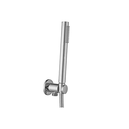 Set soffione doccia con braccio tondo e miscelatore termostatico con set duplex doccia Satinato Paffoni by CeramicStore | Lo specialista del tuo bagno