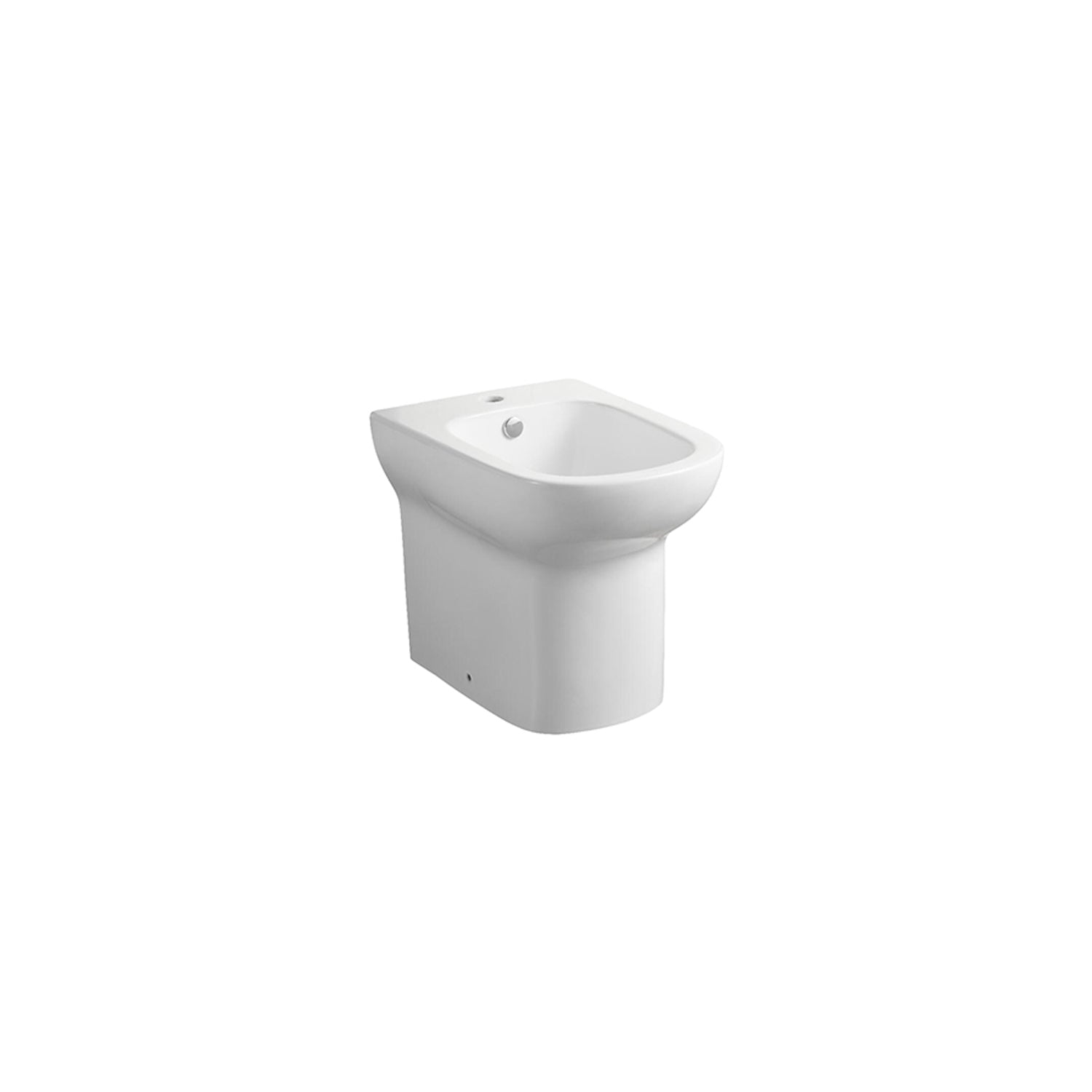Bidet filomuro serie Amber 54.5x37 cm - Bianco Lucido