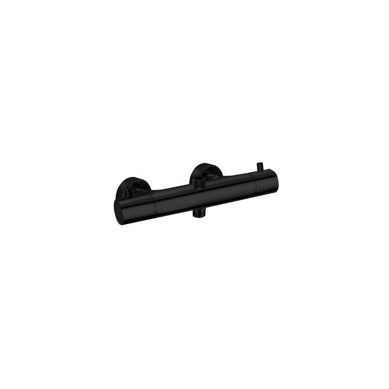 Miscelatore termostatico doccia esterno con deviatore serie Light modello LIQ169NO Nero opaco Paffoni by CeramicStore | Lo specialista del tuo bagno