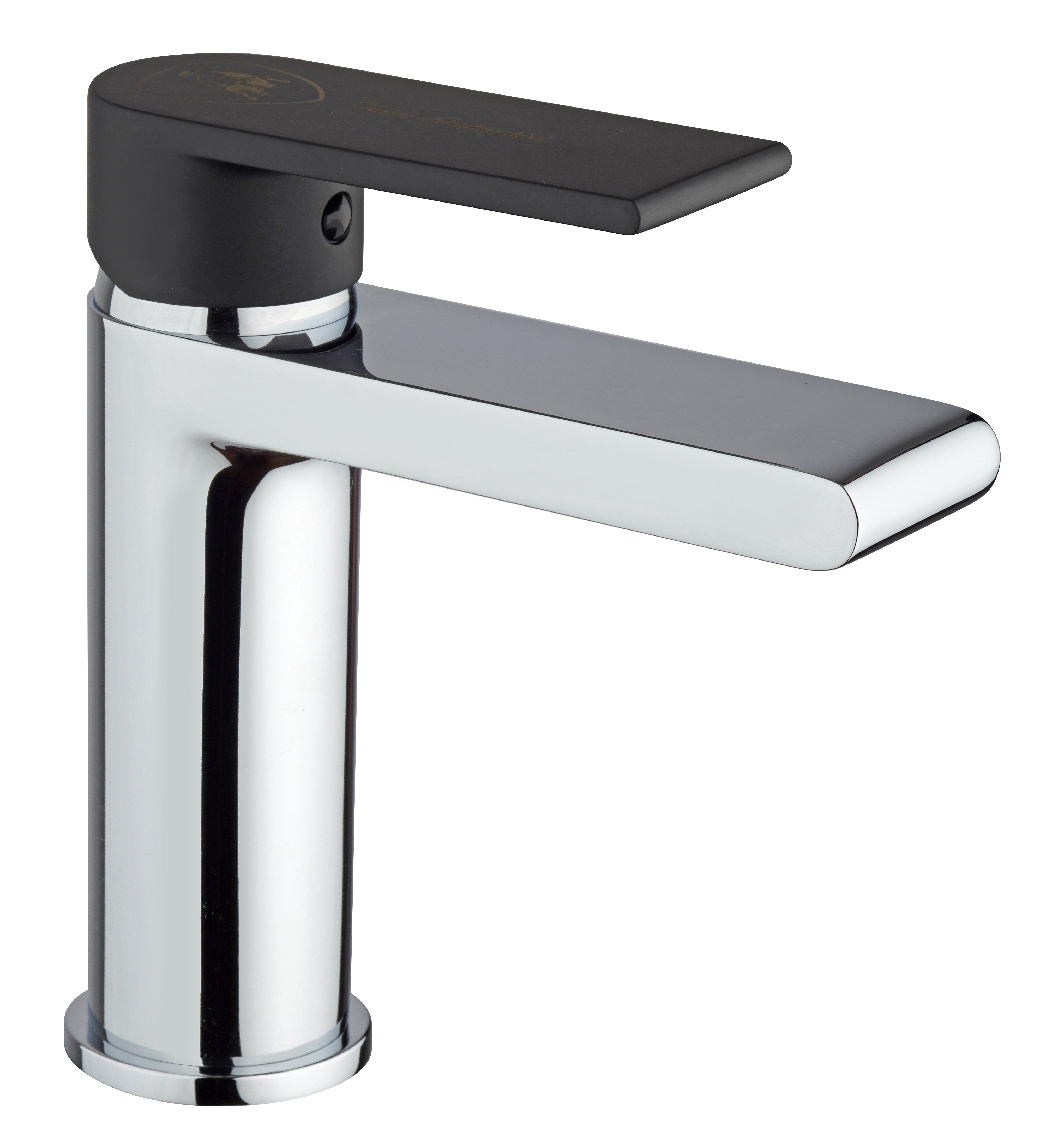 Miscelatore rubinetto per lavabo da bagno con Maniglia nero opaco scarico e saltello Tonino Lamborghini collezione Laguna by CeramicStore | Lo specialista del tuo bagno