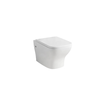 Water sospeso serie Tuono con sedile Softclose 49x35x32h cm - Bianco Lucido