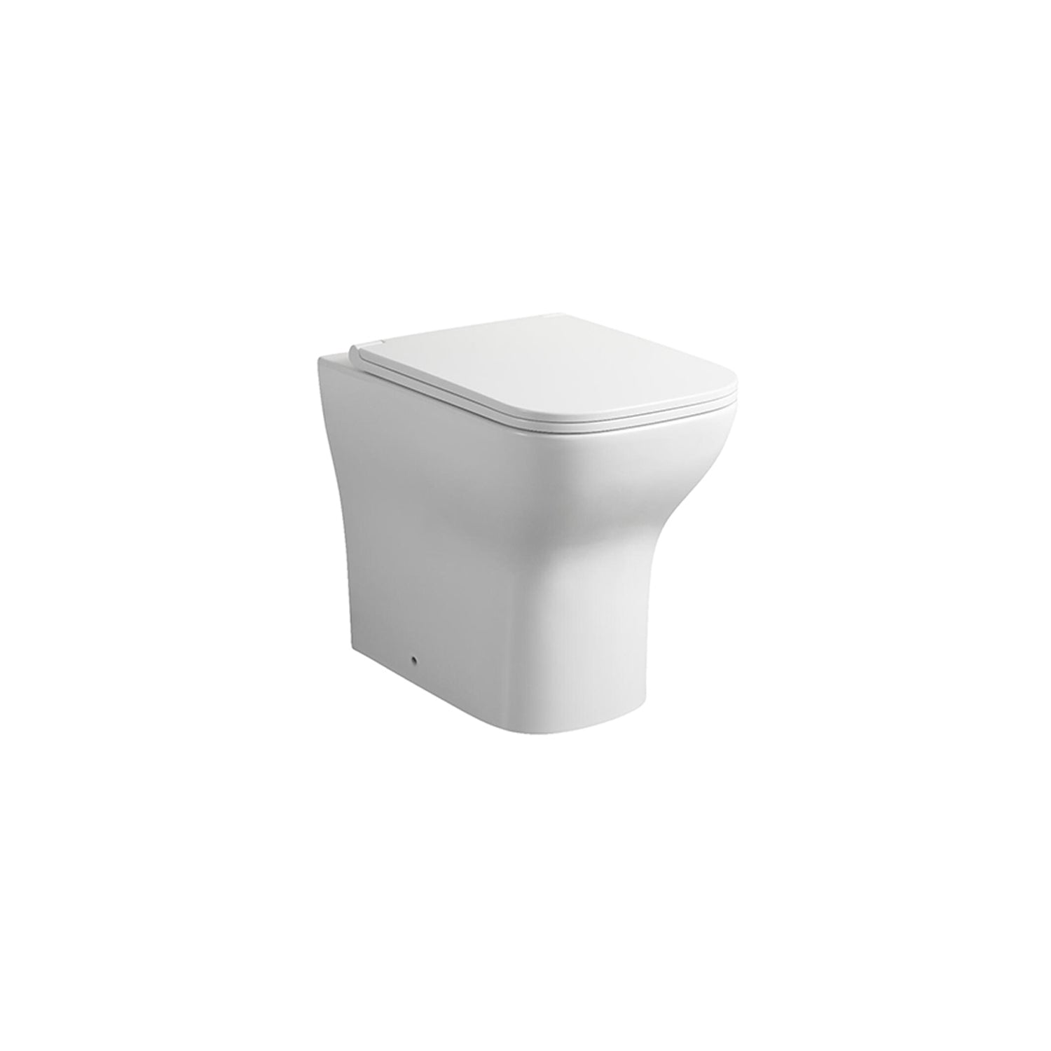 Water filomuro serie Tuono con sedile Softclose 49.5x35x42.5h cm - Bianco Lucido