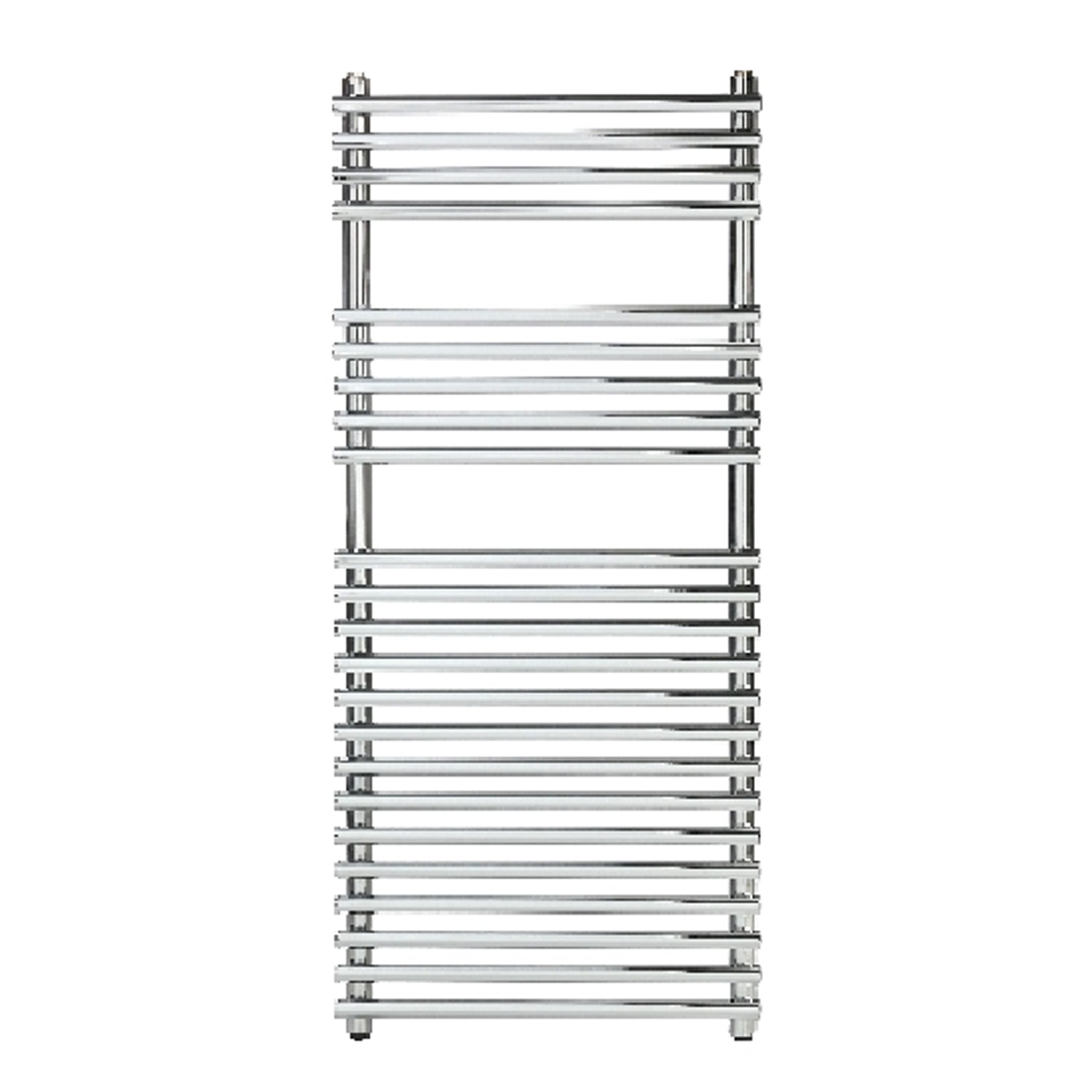 Termoarredo design acciaio cromo Aton tubi tondi orizzontali altezza 1100 mm by CeramicStore | Lo specialista del tuo bagno