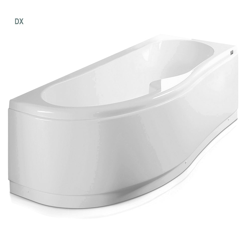 Vasca Bagno asimmetrica Curvy in acrilico e Abs cm 170x70- Versione Destra by CeramicStore | Lo specialista del tuo bagno
