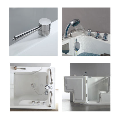 Vasca per anziani modello Dalia 1320x762x1143 mm con pannello lato destro by CeramicStore | Lo specialista del tuo bagno
