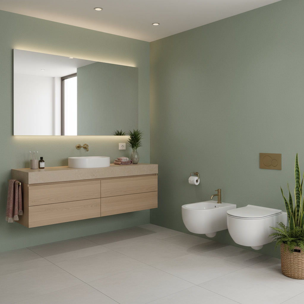 Sanitari sospesi senza brida 53 cm Ceramica Globo Mode Wc