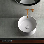 Lavandino da appoggio/sospeso cm à¸40x20h serie Core di Ceramica Galassia -  Bianco Matt