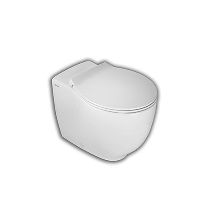 Vaso filomuro senza brida 55x36 cm collezione Le Fiabe di Hatria con sedile soft close