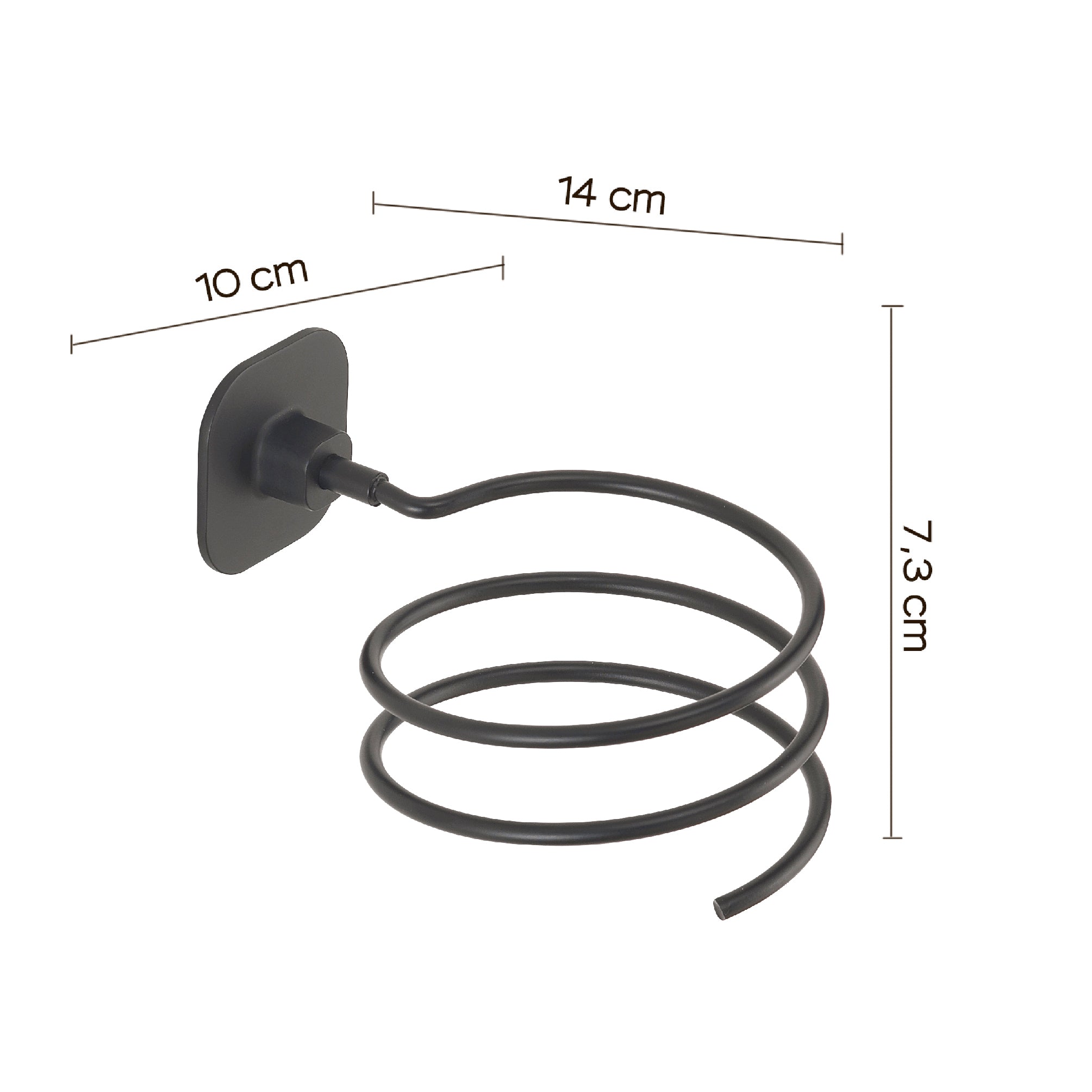 Gedy Porta Phon Teide - Nero Matt In Cromall Acciaio by CeramicStore | Lo specialista del tuo bagno