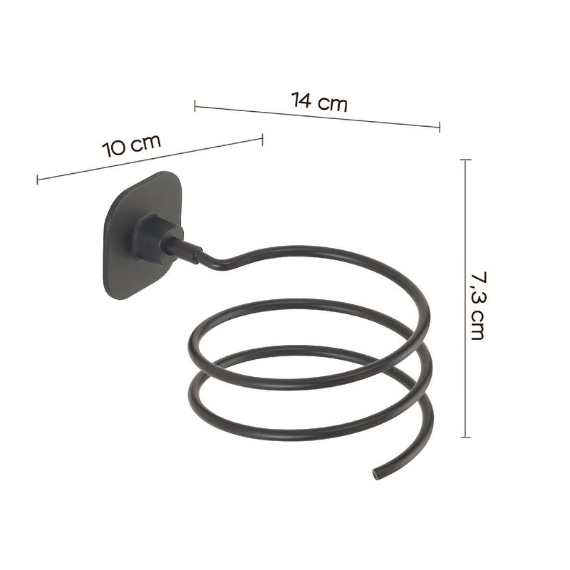 Gedy Porta Phon Teide - Nero Matt In Cromall Acciaio by CeramicStore | Lo specialista del tuo bagno
