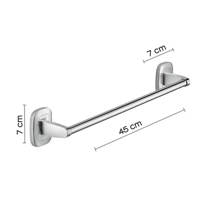 Porta asciugamani 45 cm a parete di Gedy serie Everest - Cromato by CeramicStore | Lo specialista del tuo bagno