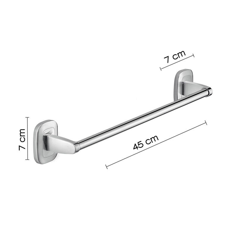 Porta asciugamani 45 cm a parete di Gedy serie Everest - Cromato by CeramicStore | Lo specialista del tuo bagno