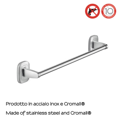 Porta asciugamani 45 cm a parete di Gedy serie Everest - Cromato by CeramicStore | Lo specialista del tuo bagno