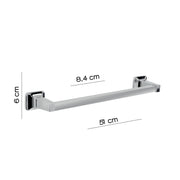 Porta asciugamani 45 cm in alluminio anodizzato di Gedy serie K2 - Cromato by CeramicStore | Lo specialista del tuo bagno