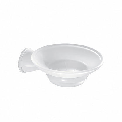 Portasapone in Acciaio Inox Genziana di Gedy - Bianco by CeramicStore | Lo specialista del tuo bagno