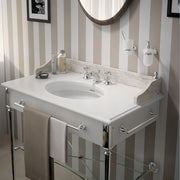 Porta asciugamani 45 cm in Acciaio Inox Genziana di Gedy - Cromato by CeramicStore | Lo specialista del tuo bagno
