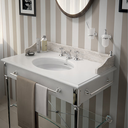 Porta asciugamani 45 cm in Acciaio Inox Genziana di Gedy - Cromato by CeramicStore | Lo specialista del tuo bagno