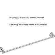 Porta asciugamani 60 cm in Acciaio Inox Genziana di Gedy - Cromato by CeramicStore | Lo specialista del tuo bagno