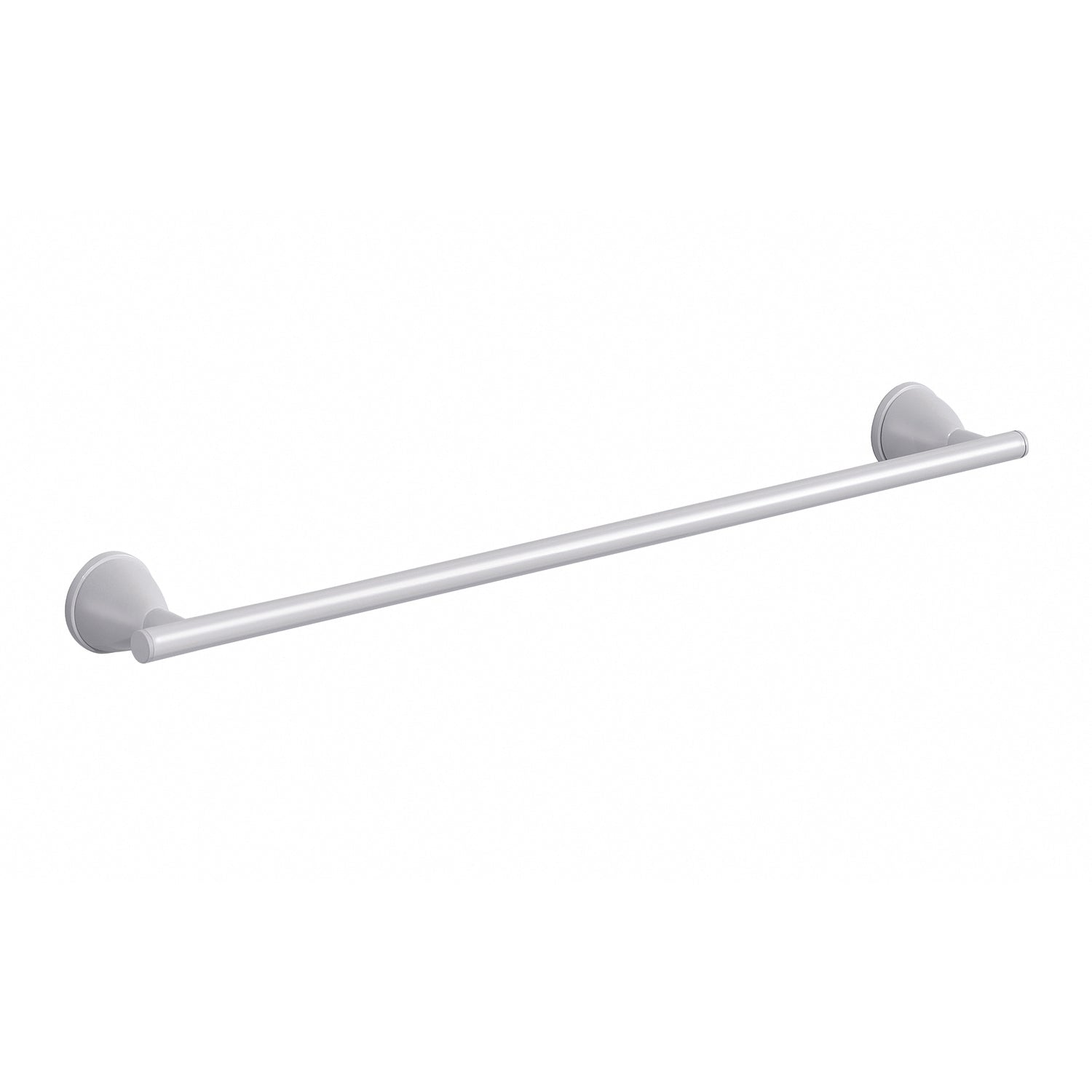 Porta asciugamani 60 cm in Acciaio Inox Genziana di Gedy - Bianco by CeramicStore | Lo specialista del tuo bagno