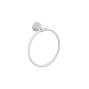 Porta asciugamani ad anello in Acciaio Inox Genziana di Gedy - Bianco by CeramicStore | Lo specialista del tuo bagno