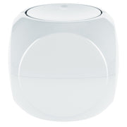 Pattumiera 1L a forma di Dado con coperchio basculante - Bianco by CeramicStore | Lo specialista del tuo bagno
