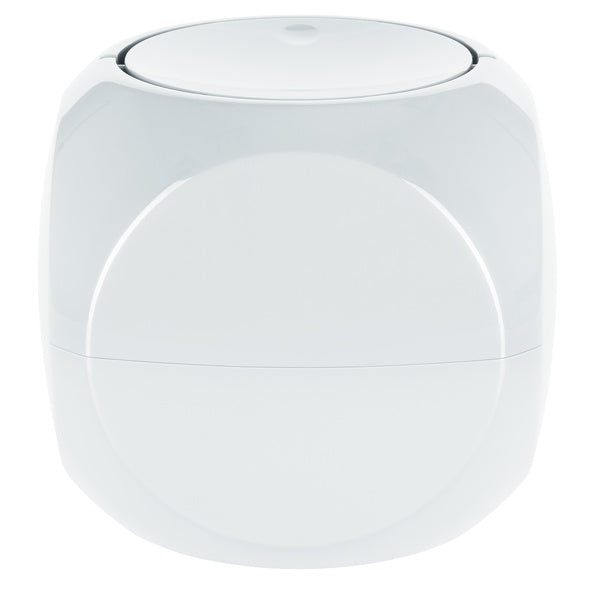 Pattumiera 1L a forma di Dado con coperchio basculante - Bianco by CeramicStore | Lo specialista del tuo bagno
