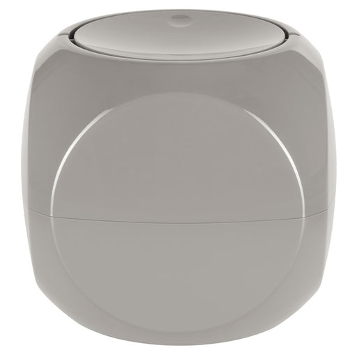 Pattumiera 1L a forma di Dado con coperchio basculante - Tortora by CeramicStore | Lo specialista del tuo bagno