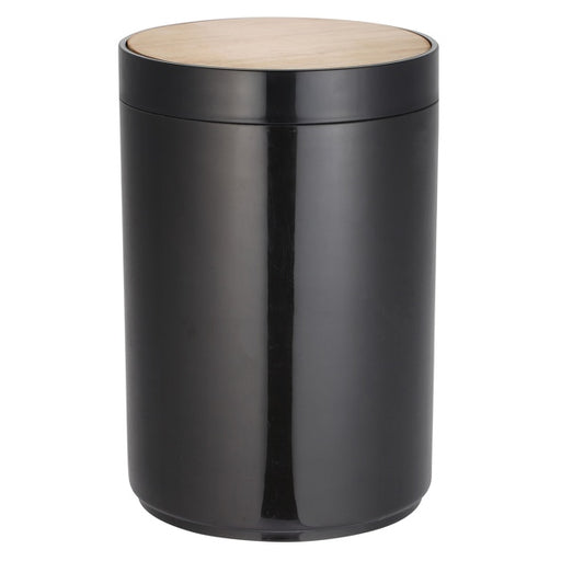 Pattumiera in polipropilene e bambà¹ da 5L modello Oslo - Nero by CeramicStore | Lo specialista del tuo bagno