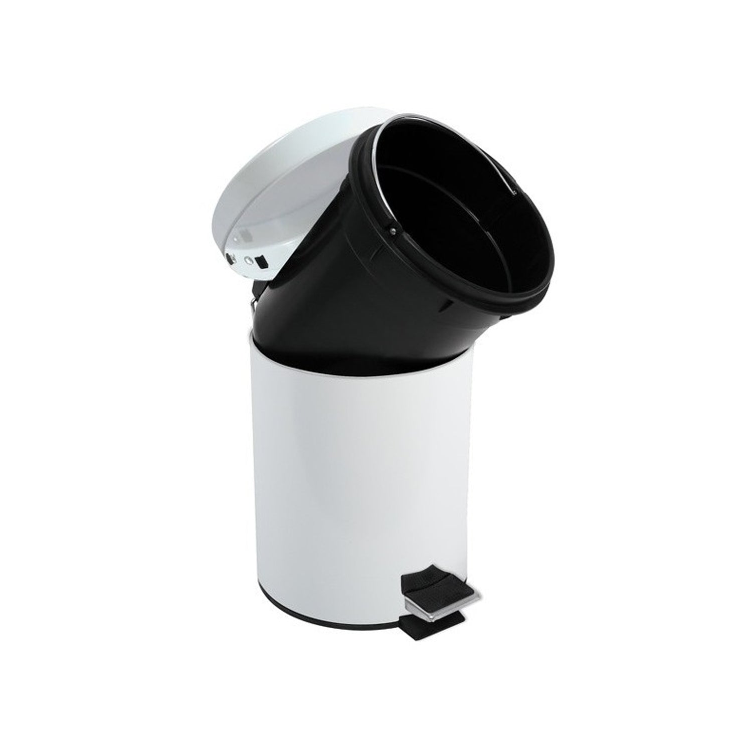 Pattumiera a pedale da 3L in Acciaio Inox modello Unis - Bianco by CeramicStore | Lo specialista del tuo bagno