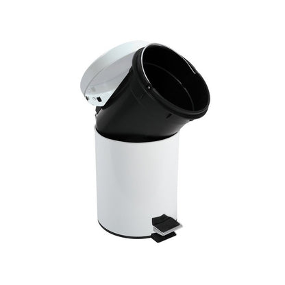 Pattumiera a pedale da 3L in Acciaio Inox modello Unis - Bianco by CeramicStore | Lo specialista del tuo bagno