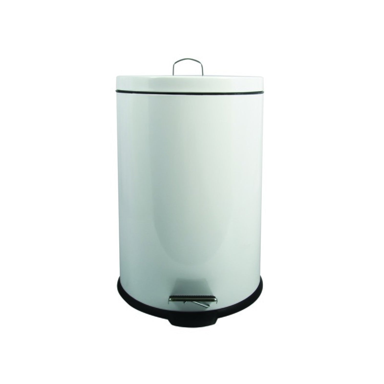 Pattumiera a pedale da 12L in Acciaio Inox modello Unis - Bianco by CeramicStore | Lo specialista del tuo bagno