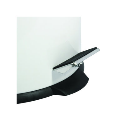 Pattumiera a pedale da 12L in Acciaio Inox modello Unis - Bianco by CeramicStore | Lo specialista del tuo bagno