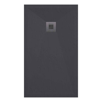 Piatto doccia in resina modello Plus 80x80cm antracite ardesia by CeramicStore | Lo specialista del tuo bagno