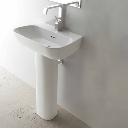 Colonna per lavabo modello F50 Small compatibile con lavabo E112LV601 cm 60x40 Domus Falerii by CeramicStore | Lo specialista del tuo bagno