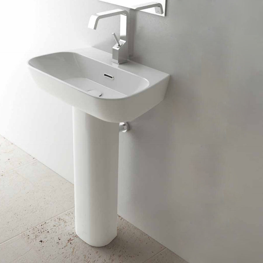 Colonna per lavabo modello F50 Small compatibile con lavabo E112LV601 cm 60x40 Domus Falerii by CeramicStore | Lo specialista del tuo bagno