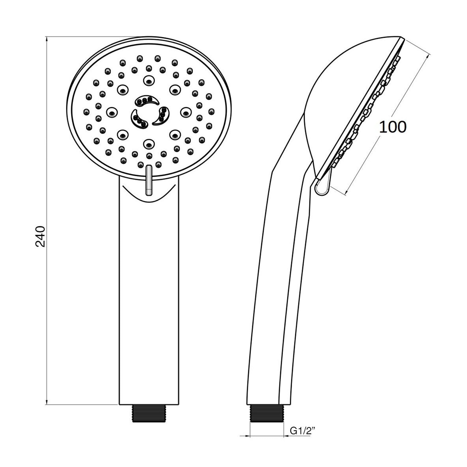 Doccia idromassaggio Zaffiro anticalcare abs con 5 funzioni e box by CeramicStore | Lo specialista del tuo bagno