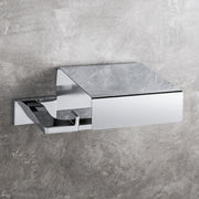 Porta rotolo coperto nero collezione Look  di Colombo Design