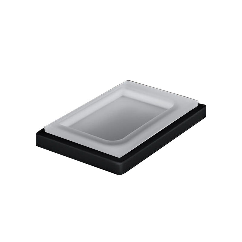 Porta sapone d'appoggio nero collezione Look di Colombo Design by CeramicStore | Lo specialista del tuo bagno