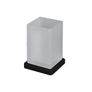 Porta bicchiere d'appoggio nero collezione Look di Colombo Design