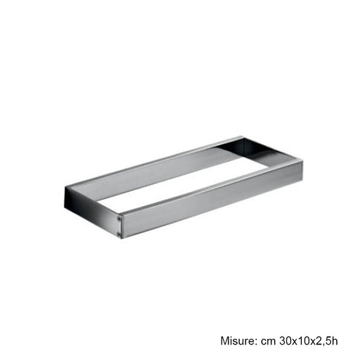 Porta asciugamani o porta accessori 300 mm in ottone cromato Skuara di Lineabeta by CeramicStore | Lo specialista del tuo bagno