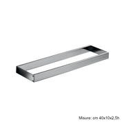 Porta asciugamani o porta accessori 400 mm in ottone cromato Skuara di Lineabeta by CeramicStore | Lo specialista del tuo bagno
